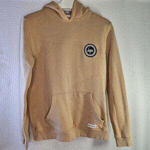 Just Hype Tan Hoodie Medium Cotton Polyester Mens Casual Pullover Size Medium